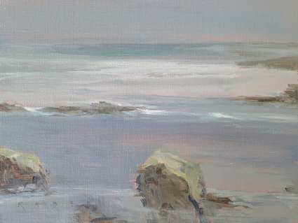 Laguna Mist -  oil painting by artist April Raber