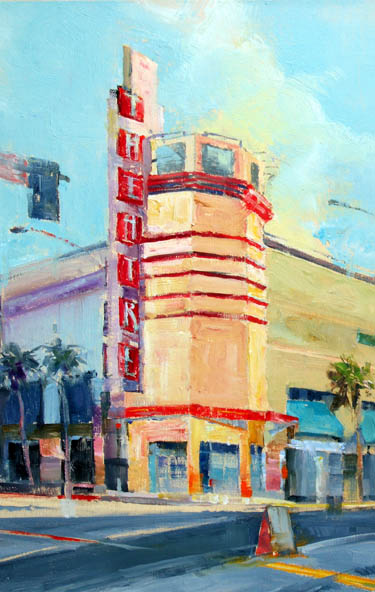 Monday Morning painting by April Raber