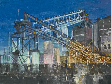.php night painting by April Raber