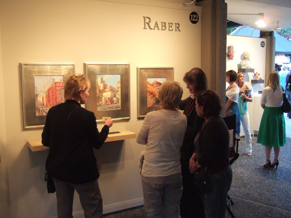 April Raber at the Festival of Arts