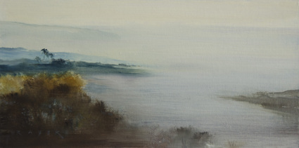 Sun and Fog II - Laguna oil painting by artist April Raber